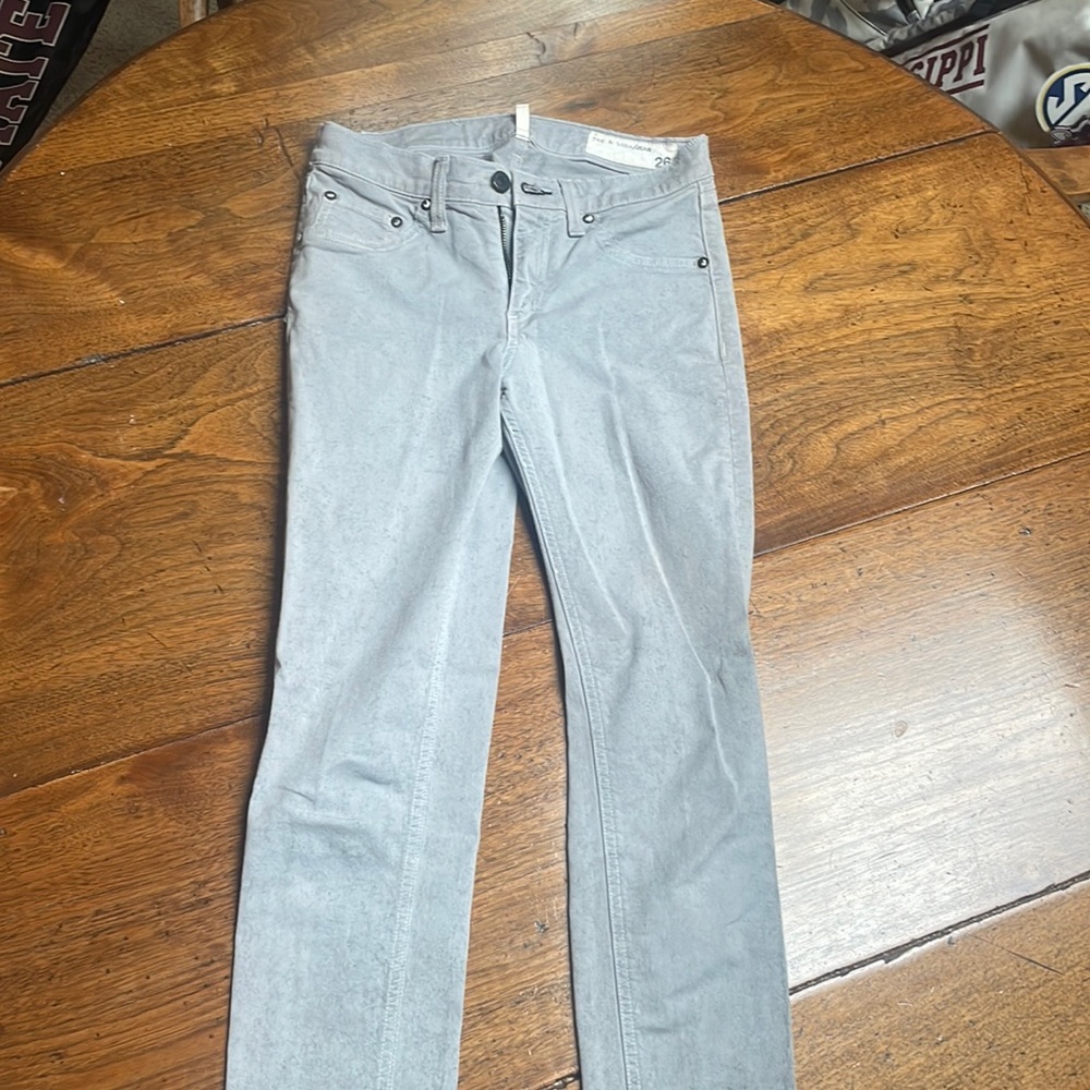 Rag and bone grey jean